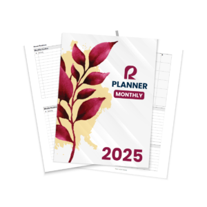 Monthly Routine Planning and Time-tracking Template Bundle