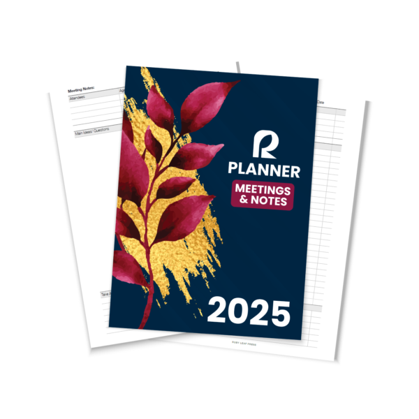 MEETINGS & NOTES Reoccurring One-on-Ones and Meeting Note Templates - Size A5